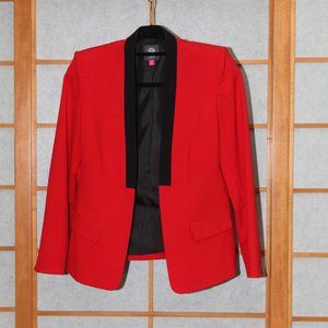 Vince Camuto Red Jacket with black collar